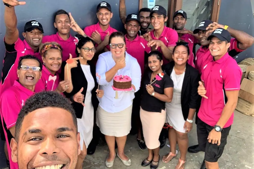 The Party & Events Fiji team, before COVID-19.