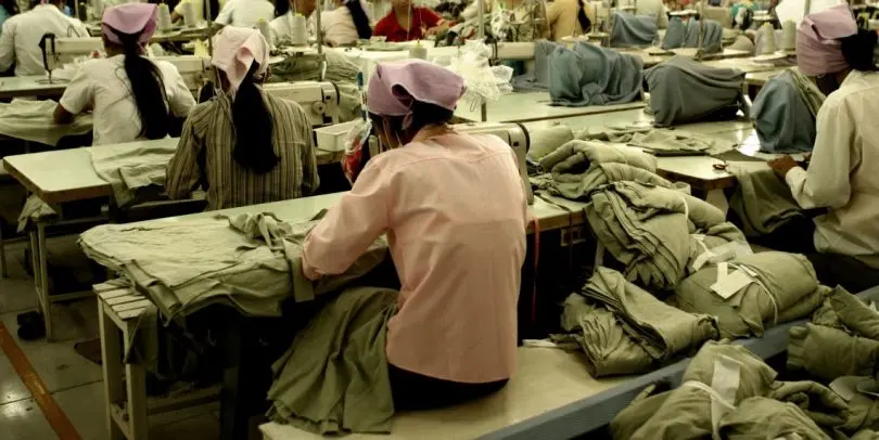 Women are over-represented in lower paid occupations such as these garment workers in Southeast Asia.
