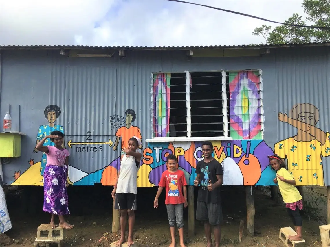 Vuniivi settlement in Lami, Fiji.