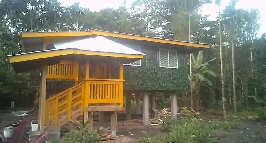 Hard work pays off for young 28-year-old Pandavisu. Situated in West Guadalcanal is his recently completed home.