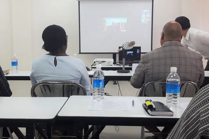“The need to interact is much faster through these platforms. I think everyone is embracing the technology now”, Permanent Secretary, Collin Beck said.