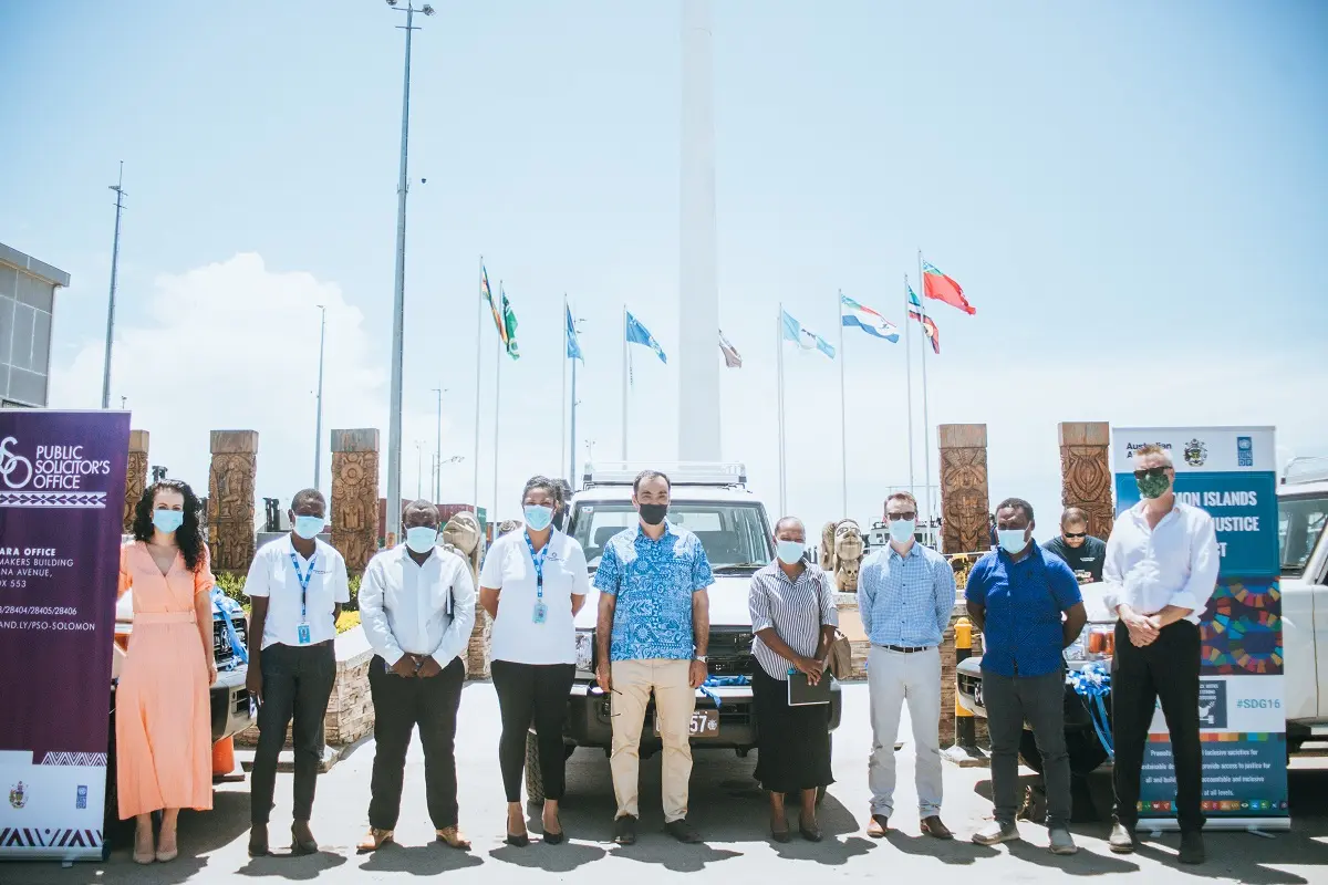 These initiatives are made possible through the Access to Justice Project, which is implemented by the United Nations Development Programme (UNDP) in partnership with the Ministry of Justice and Legal Affairs (MJLA) through the PSO and supported by the Australian Government.