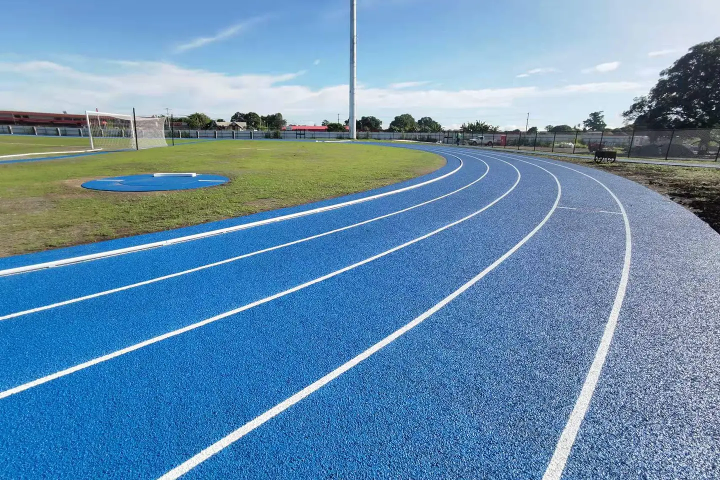 The statement says that the new facility meets all international criteria for sports’ stadiums and will be an important symbol for sports development in the country.