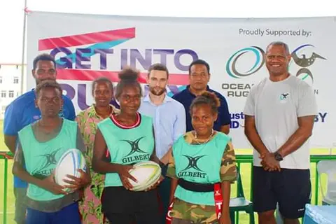 Get Into Rugby Festival A First for Honiara