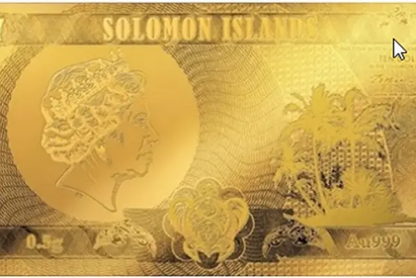 CBSI Issues Gold Coin Note