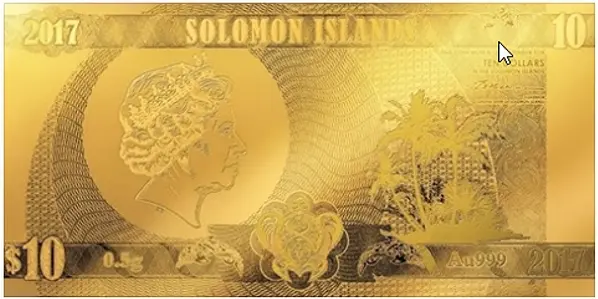 CBSI Issues Gold Coin Note