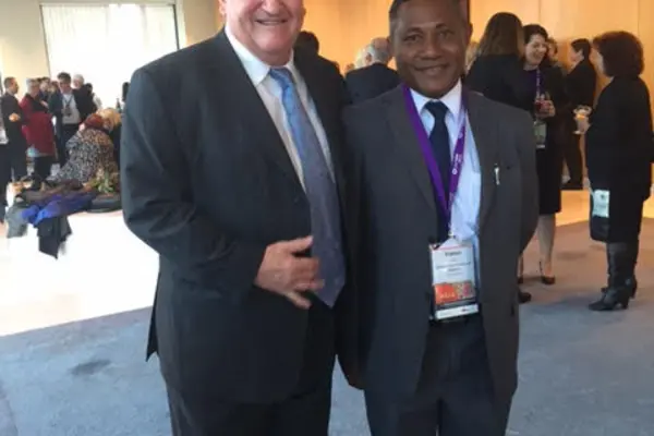 Dr Rodie with Lord Mayor of Melbourne and CEO TDA - Acknowledged as official overseas guest.