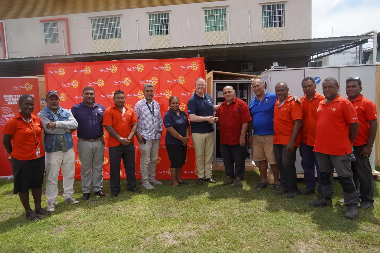 The hybrid power systems handed over by Australia, combines solar and generator technology to ensure uninterrupted power supply even in off-grid locations.