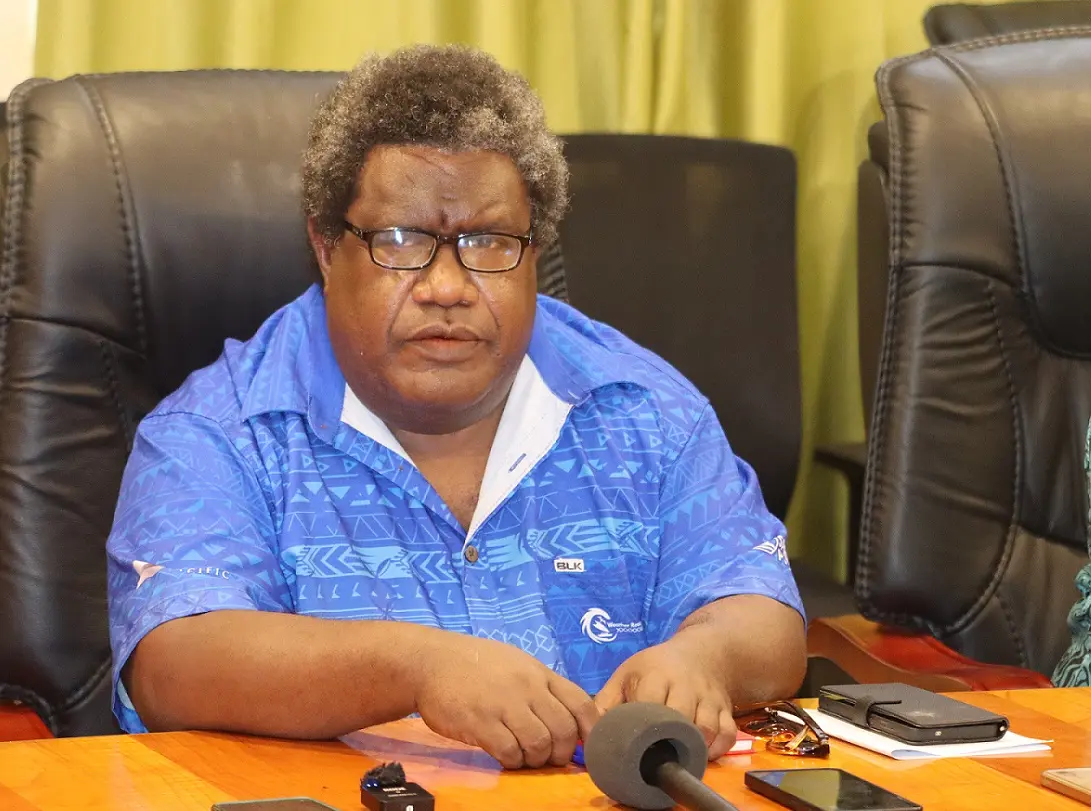 National Disaster Council chair and MECDM permanent secretary David Hiba Hiriasia.