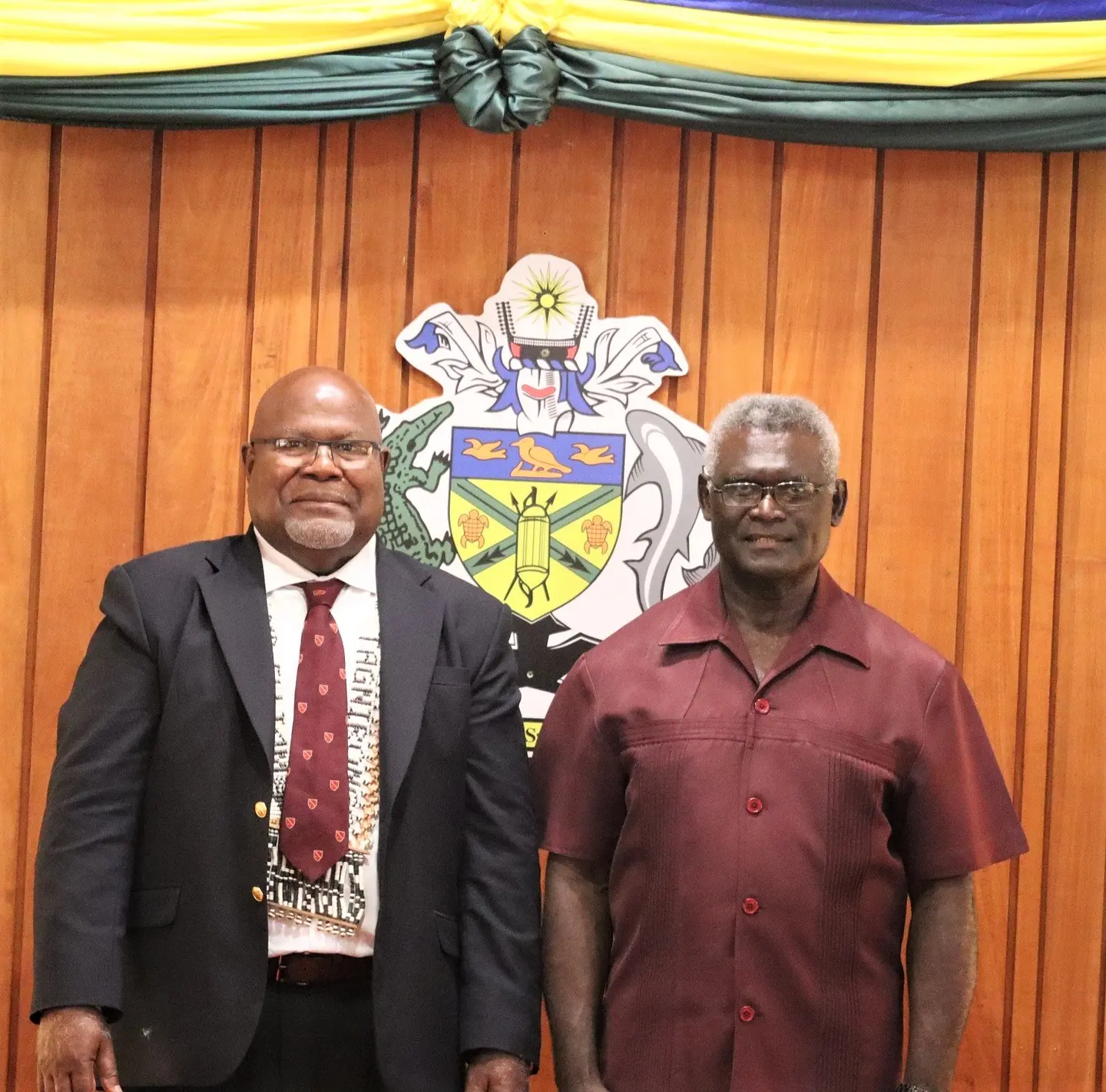 PM Sogavare and High Commissioner Tangirongo at the Commissioning ceremony.