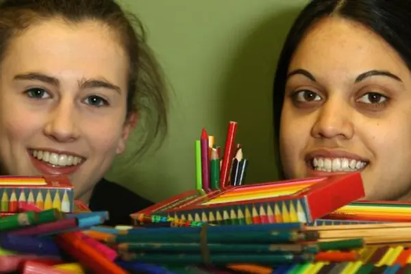 Students of Strathcona Baptist Girls' Grammar School in Australia have collected thousands of coloured pencils to donate to children at Florence Young Christian School and Gwauaoa Village Primary School in the Solomon Islands.