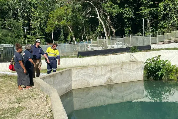 Recently, Acting Deputy High Commissioner Kevin Playford and Counsellor Economic Cooperation Alison Purnell visited two Solomon Water project sites in Honiara, the newly upgraded Rove water source, and Kombito to see firsthand the progress that’s been made.