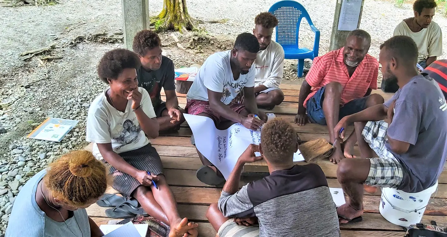 Group discussion session on differences between Gender and Sex.