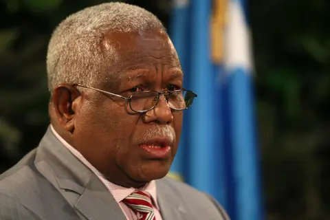 Rick Houenipwela, more commonly known as Rick Hou, is the immediate past Prime Minister of Solomon Island, serving from 15 November 2017 to 24 April 2019.
