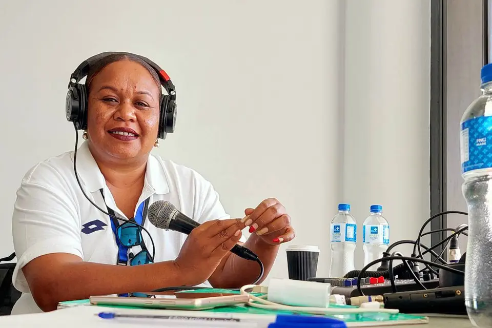 “The first biggest challenge is being a female and never has a female done it before for football in the Solomon Islands...."