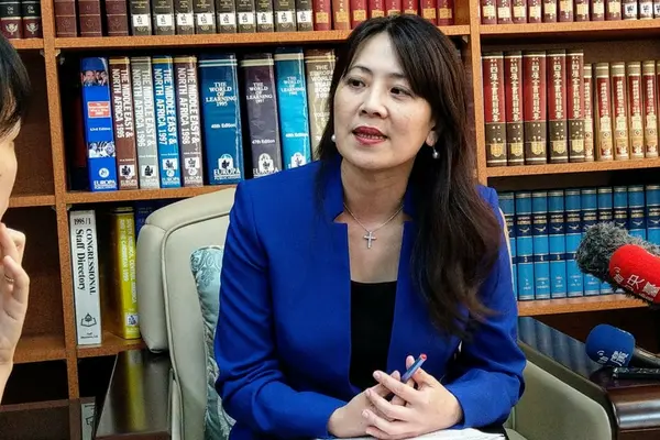 Taiwan's Foreign Ministry deputy spokesperson Joanne Ou.
