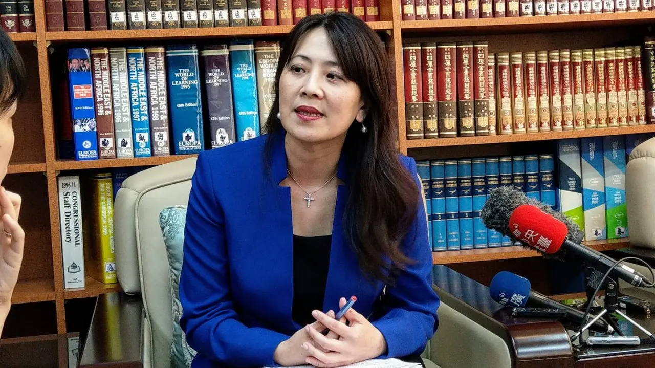 Taiwan's Foreign Ministry deputy spokesperson Joanne Ou.