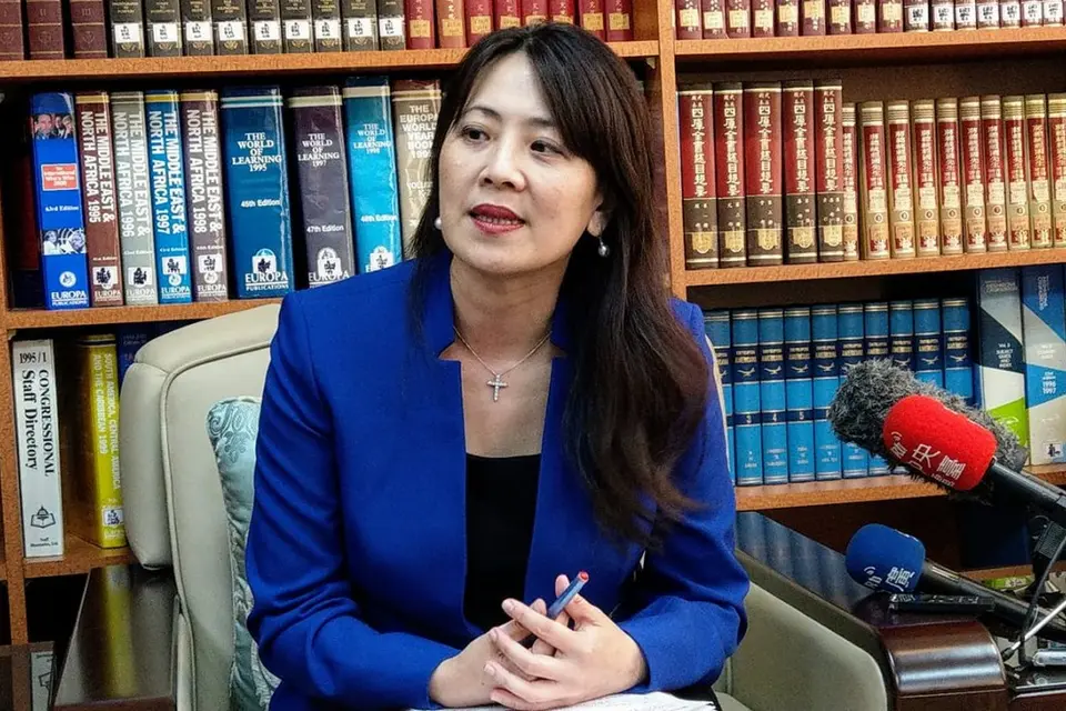 Taiwan's Foreign Ministry deputy spokesperson Joanne Ou.