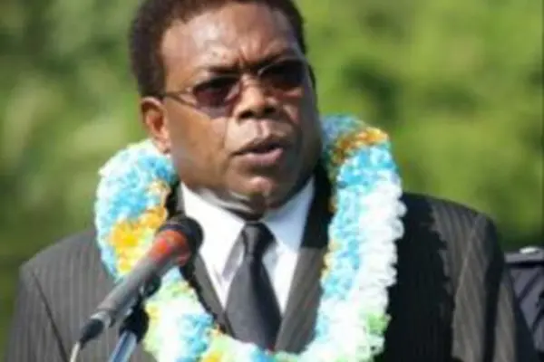 Former Prime Minister and now Opposition Leader Dr Derek Sikua.