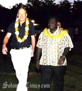 Special Coordinator greets PM Phillip.