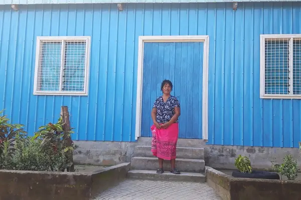 Nacia’s rest house has six bedrooms, a shared kitchen, bathroom and toilet facility.