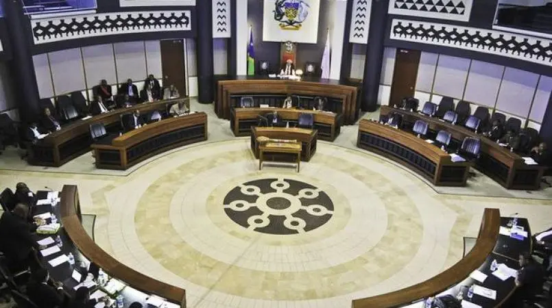 The Parliamentary chambers, where the election of Prime Minister is taking place.