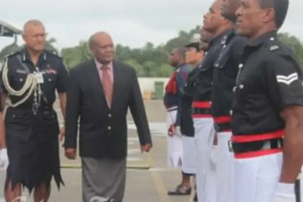 High Commissioner Oti and Commissioner Naivalurua discussed the potential for cooperation between the two countries' Police Forces.