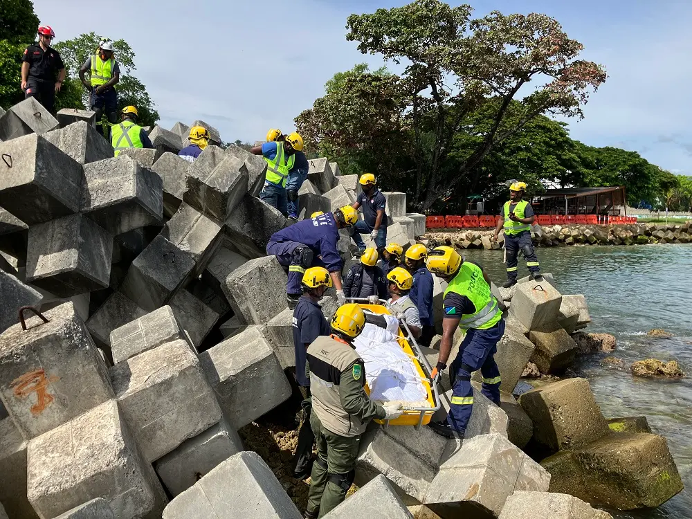 The training was designed to develop the response capacity of Emergency services in the Solomon Islands when dealing with emergencies such as earthquakes, tsunamis, building collapse and landslides.