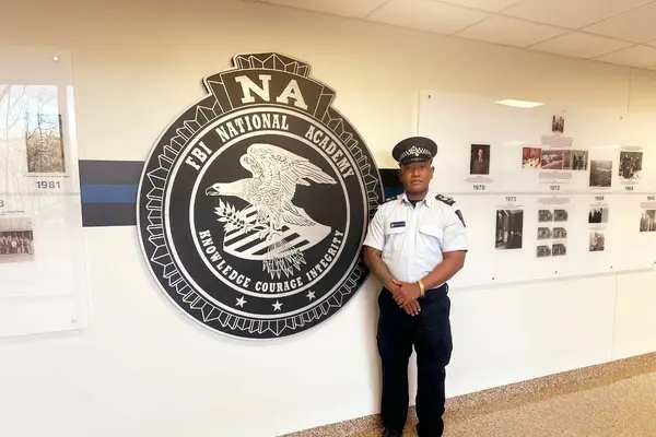 Senior Sergeant Togapada was one of over 200 law enforcement officers who attended and completed the 10-week training program at the FBI National Academy on 13th March.
