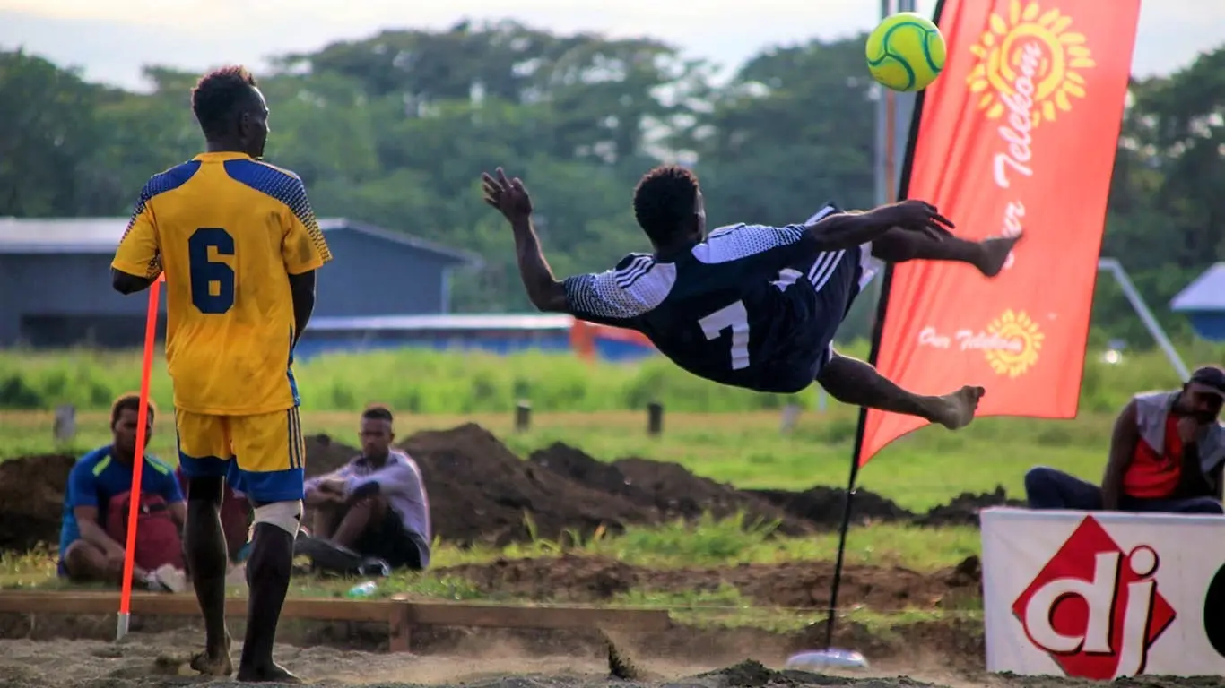 The National Invitational Beach Soccer Championship 2020 is exposing new talents, a promising outlook for beach soccer in Solomon Islands.