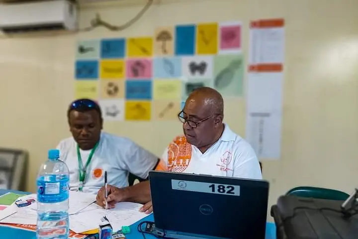RO and ARO Central Honiara Constituency sorting nominations received today.