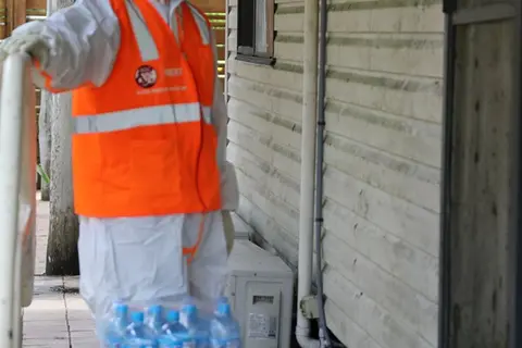 Quarantine Facilities Undergo Decontamination
