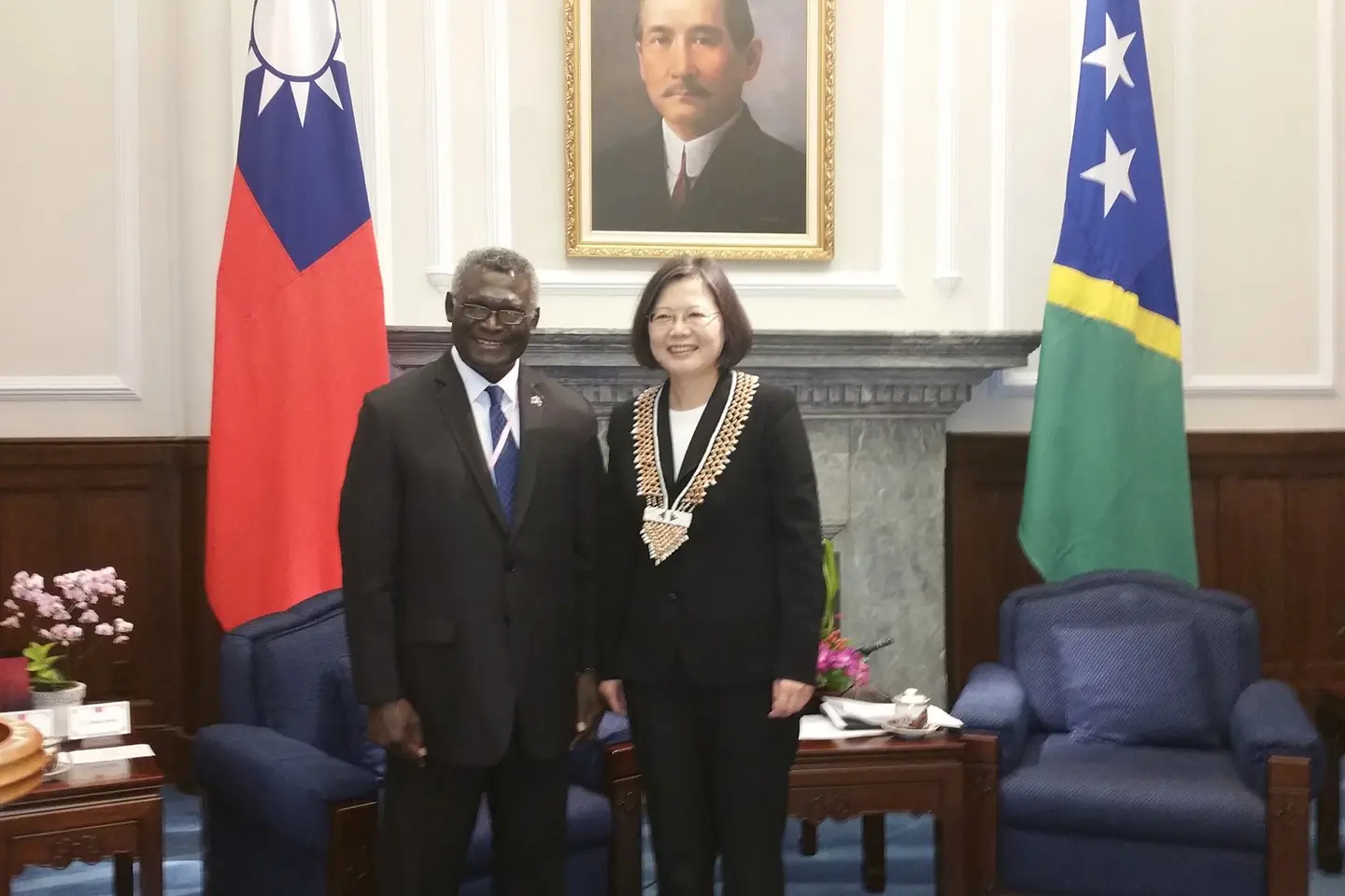 “I look forward to the fulfillment of our desire for enhanced bilateral relations and broadened technical cooperation in the not too distant future,” says PM Sogavare.