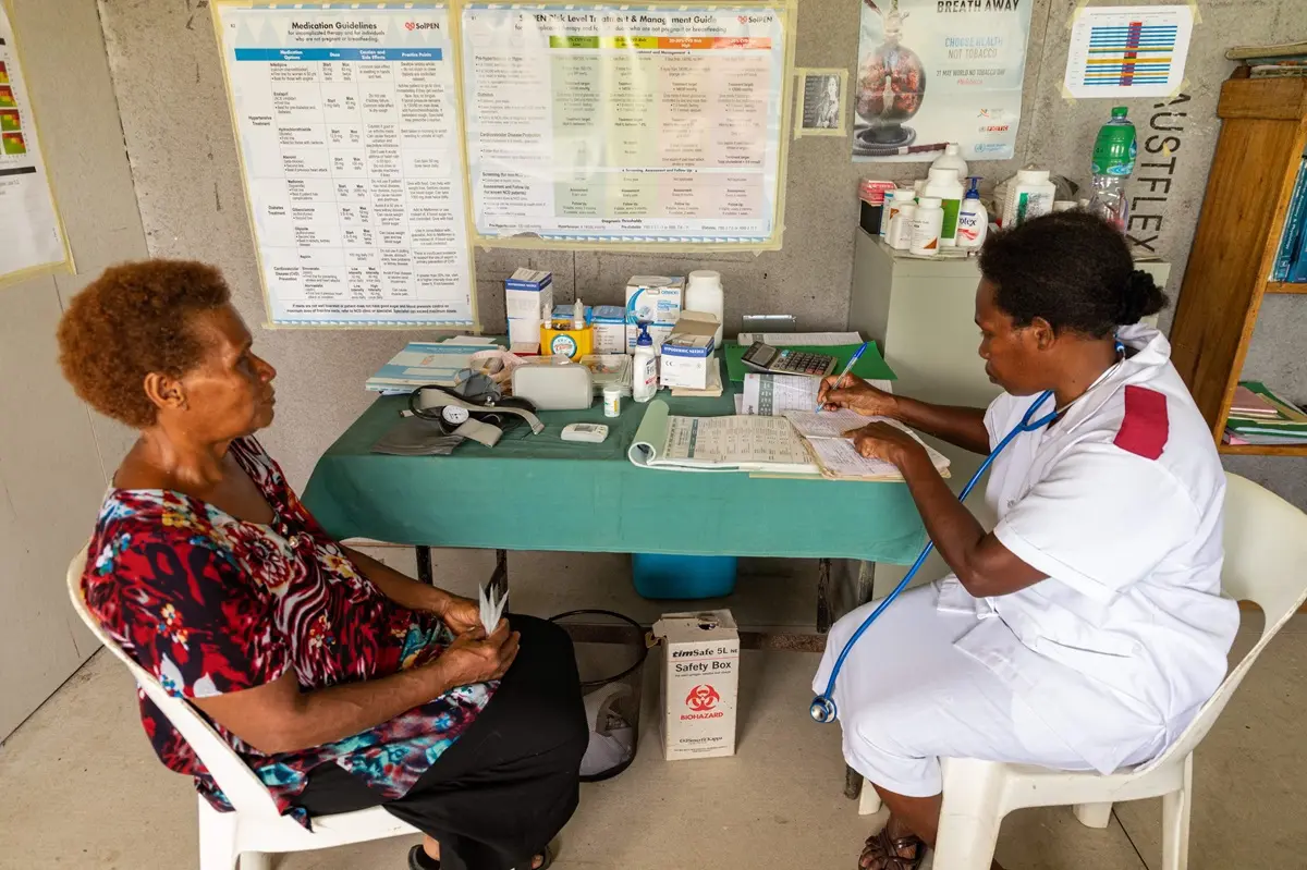 For the current population, Solomon Islands only has 300 primary health care clinic, with the majority in the rural areas manned by only one or two staff.