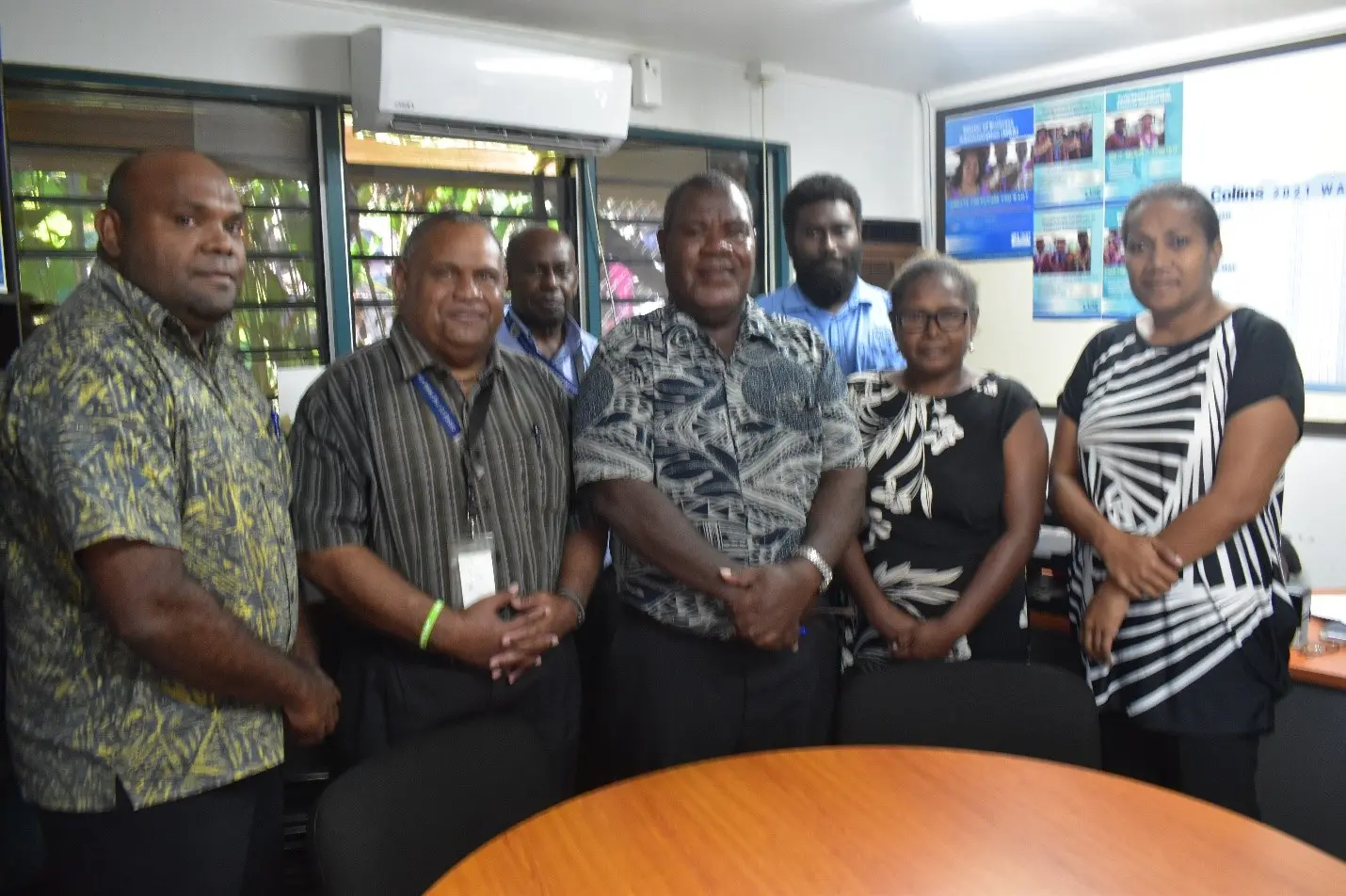 USP Center Director Dr. Billy Fito’o 3rd from Left with SIG Officials last week.