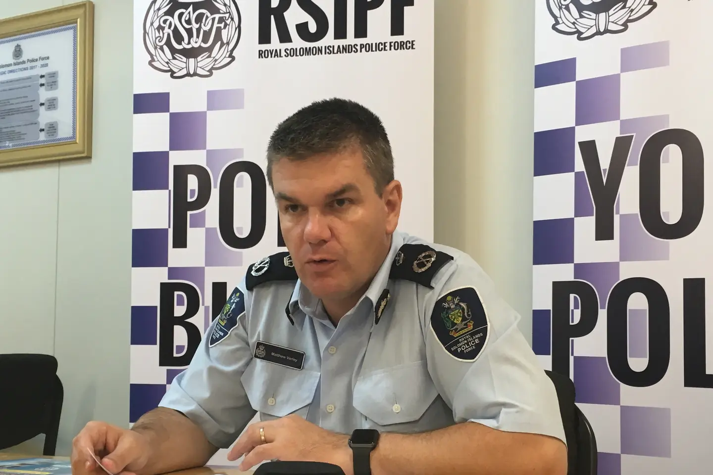 Premier Suidani Refuses to Give Statement to Police: Varley