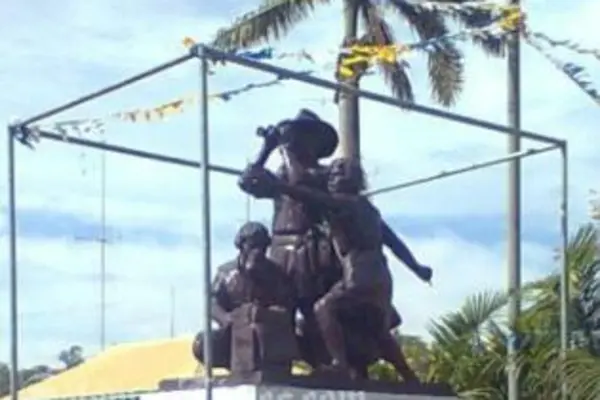 Pride of Our Nation monument was erected in Point Cruz.