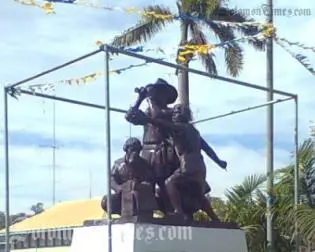 Pride of Our Nation monument was erected in Point Cruz.