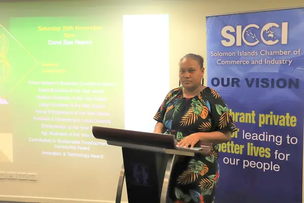 Ms. Naomi Kaluae, Chair of the 2021 BEA Working Committee and SICCI Board member, announced the new category.