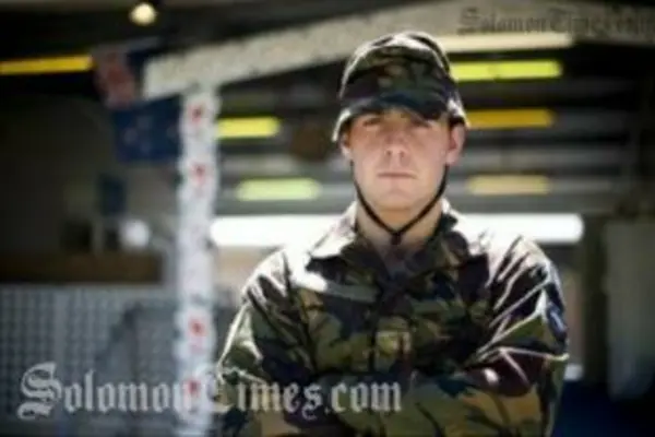 Private Hunt-Irvine said the biggest challenge of the deployment was dealing with the heat.