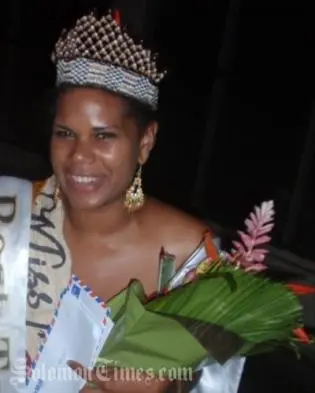 Beauty pageant is beyond beauty: Millicent Barty, winner of the Miss Solbrew, Sports and Culture 2009.