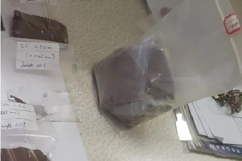 Former Director of the Ministry of Mines Energy and Rural Electrification Nicholas Biliki last year exposed the export document. He revealed that the gold samples were intentionally spray-painted to look like ground samples for test analyses abroad.