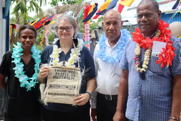 “We are proud to be working together with the Ministry of Health and Provincial Health Authorities across the country as they step-up to help prevent the spread of a potential COVID-19 outbreak,” Acting High Commissioner Vincent said.