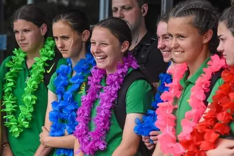 Junior Matildas Arrive for International Friendly