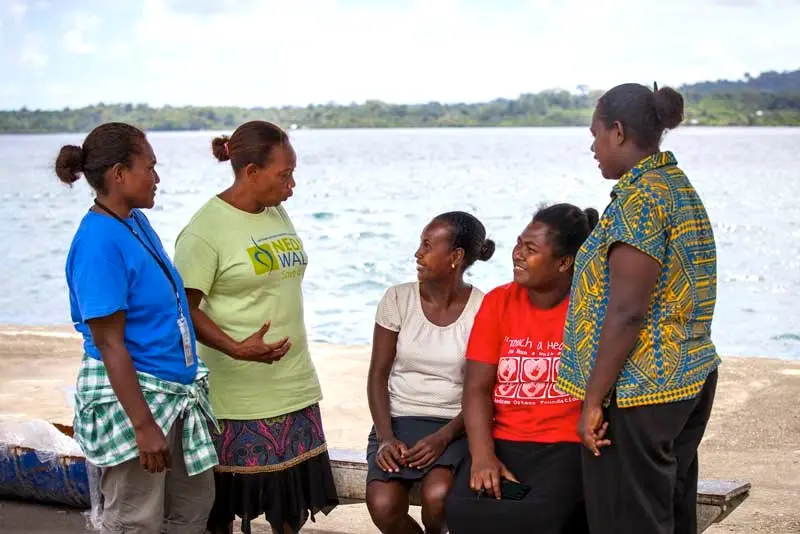 There’s no shortage of women now willing to speak about the benefits of financial literacy. Prudence is 3rd from right.