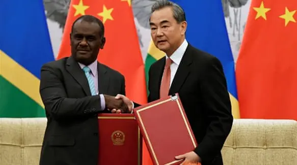 Solomon Islands Formally Establish Diplomatic Relations With China