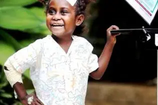 Larisha Barikoa recovering after life saving surgery.
