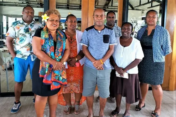 Members of the Solomon Islands alumni of the Emerging Pacific Leaders Dialogue (EPLD) and the Commonwealth Study Conferences (CSC).