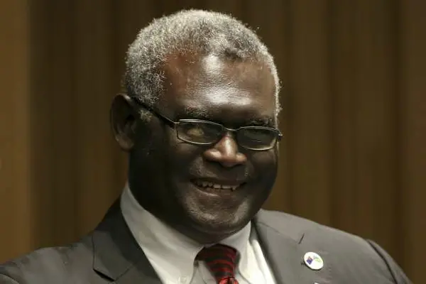 Solomon Islands Prime Minister Manasseh Sogavare.