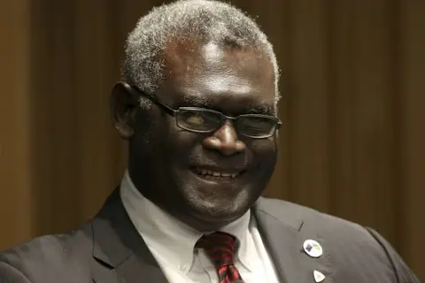 Solomon Islands Prime Minister Manasseh Sogavare.